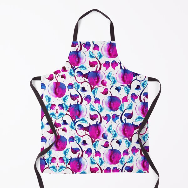 Item preview, Watercolor apples, blue-pink on a white background designed and sold by Alex  Blud.