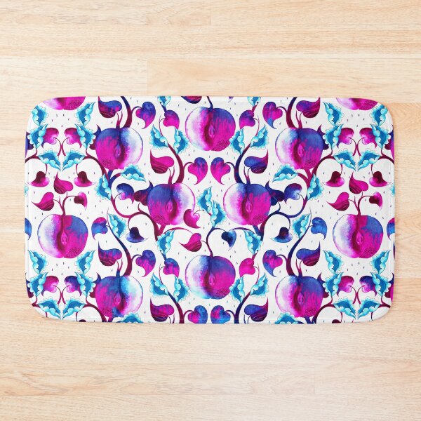 Item preview, Watercolor apples, blue-pink on a white background designed and sold by Alex  Blud.
