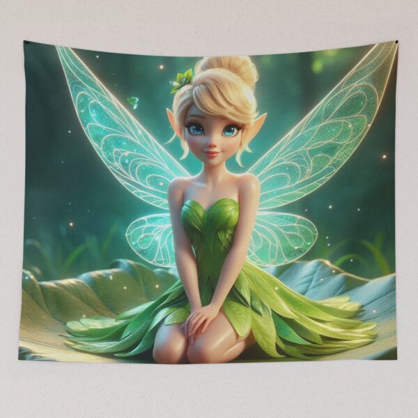 Item preview, Watercolor Tinker Bell designed and sold by DanaSnowden.