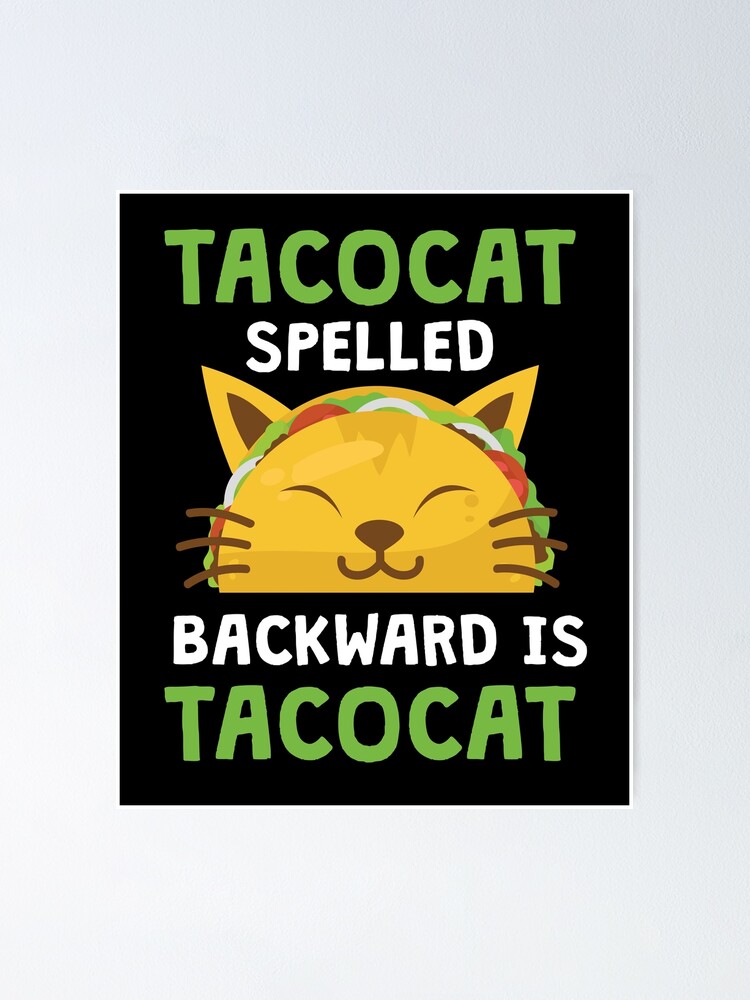 tacocat spelled backwards shirt