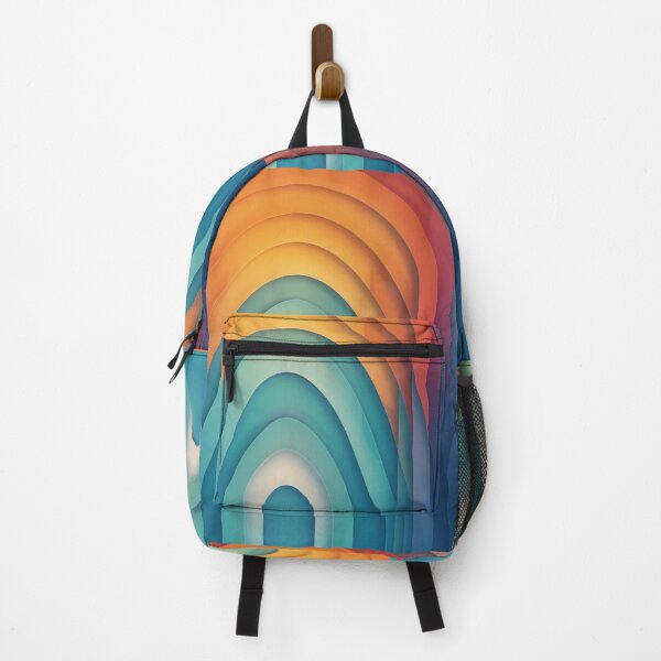 Item preview, Abstract Rainbow Arcs Background designed and sold by ML-Media.