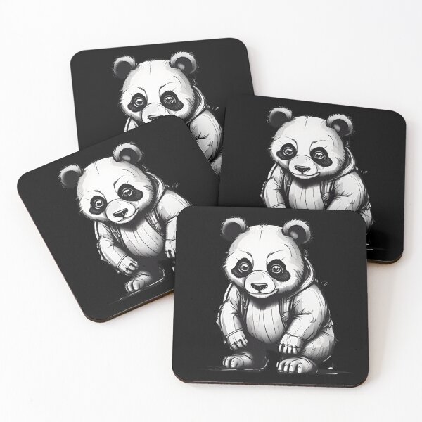 Item preview, Black and White Panda Sketch designed and sold by pUNKnown.