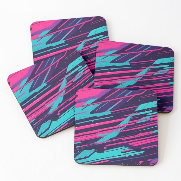 Item preview, Retro Synthwave Abstract Art designed and sold by papi1998.