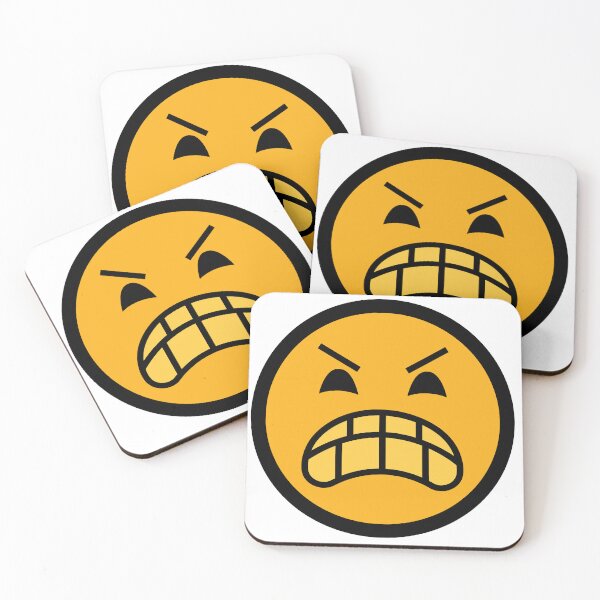Item preview, Yellow emoji angry face designed and sold by WwsNttb.