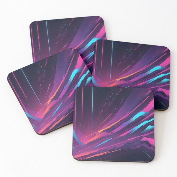 Item preview, Retro Synthwave Abstract Art designed and sold by papi1998.