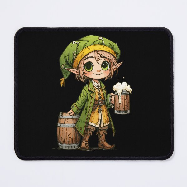 Item preview, Relaxed Lifestyle - Beer-Drinking Elf Fantasy Design designed and sold by ArtStile.