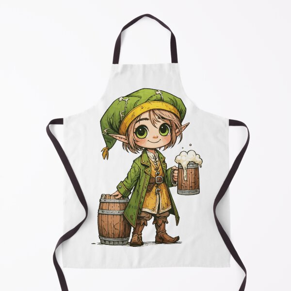 Item preview, Relaxed Lifestyle - Beer-Drinking Elf Fantasy Design designed and sold by ArtStile.