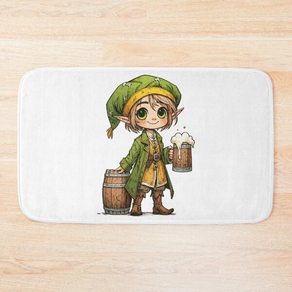 Item preview, Relaxed Lifestyle - Beer-Drinking Elf Fantasy Design designed and sold by ArtStile.