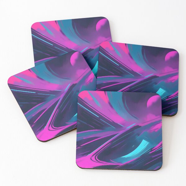 Item preview, Retro Synthwave Abstract Art designed and sold by papi1998.