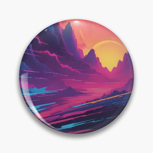 Item preview, Retro Synthwave Abstract Art designed and sold by papi1998.