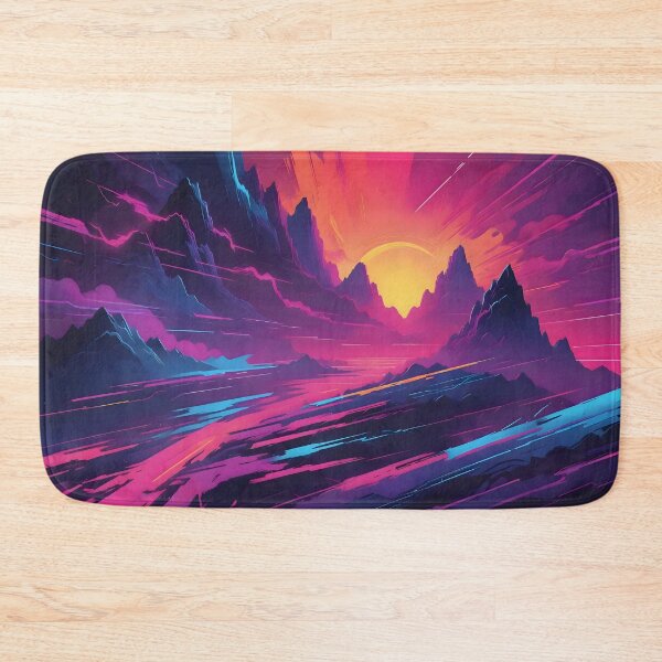 Item preview, Retro Synthwave Abstract Art designed and sold by papi1998.