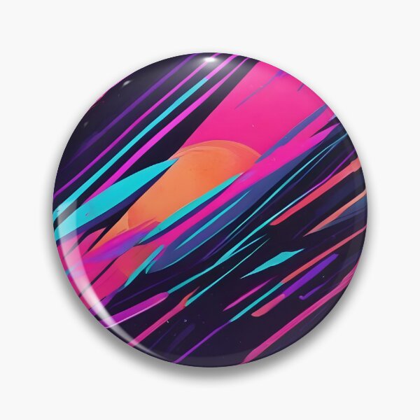 Item preview, Retro Synthwave Abstract Art designed and sold by papi1998.