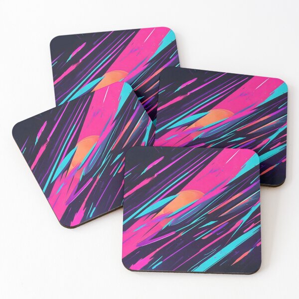 Item preview, Retro Synthwave Abstract Art designed and sold by papi1998.