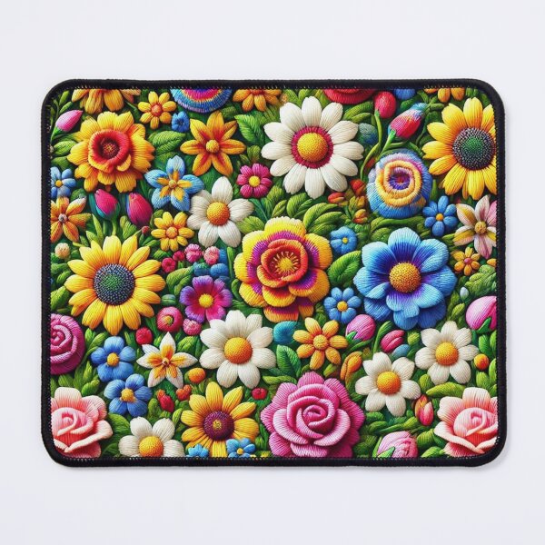 Item preview, Knitted Floral Paradise designed and sold by Sillytoe.