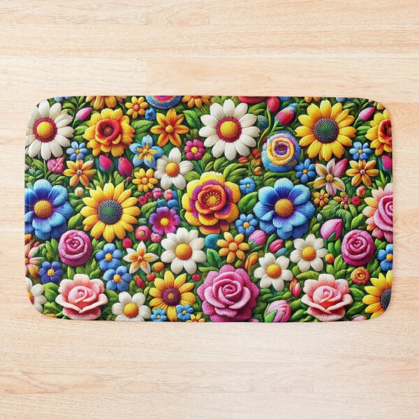 Item preview, Knitted Floral Paradise designed and sold by Sillytoe.