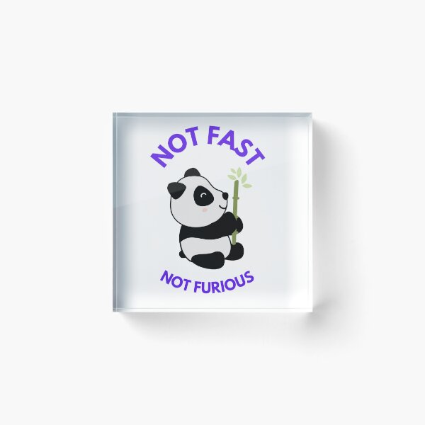 Item preview, Cute panda not so fast. designed and sold by greenatural.
