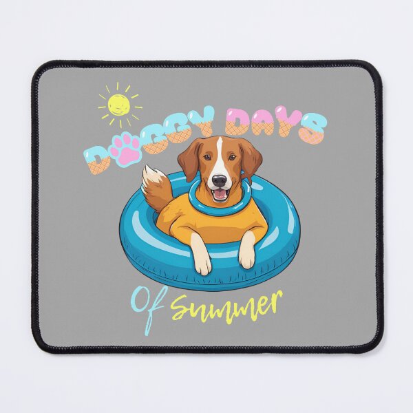 Item preview, Doggy Days of summer aesthetic summer vacation new scotia duck tolling retriever dog in a swimming ring designed and sold by GoodyPaws.