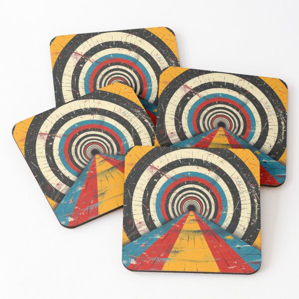 Item preview, Abstract Pop Art Rainbow Tunnel designed and sold by ML-Media.