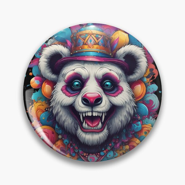 Item preview, Psychedelic Panda Clown designed and sold by pUNKnown.
