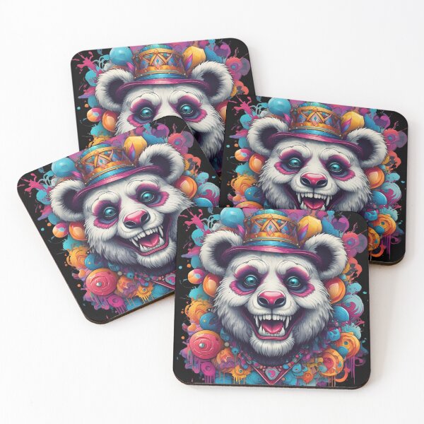 Item preview, Psychedelic Panda Clown designed and sold by pUNKnown.