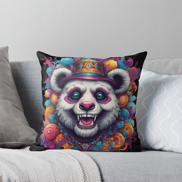 Artikelvorschau, Psychedelischer Panda-Clown entworfen und verkauft von pUNKnown.