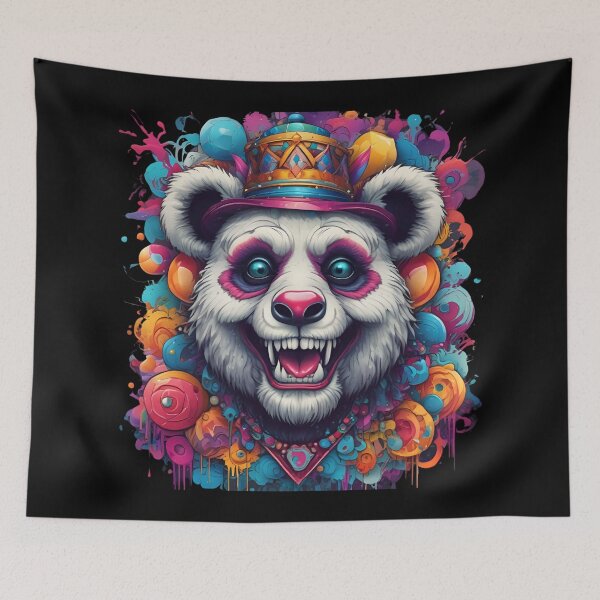 Item preview, Payaso Panda Psicodélico designed and sold by pUNKnown.