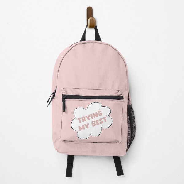 Item preview, Trying My Best Speech Bubble - Pastel Pink designed and sold by Kenitochi.
