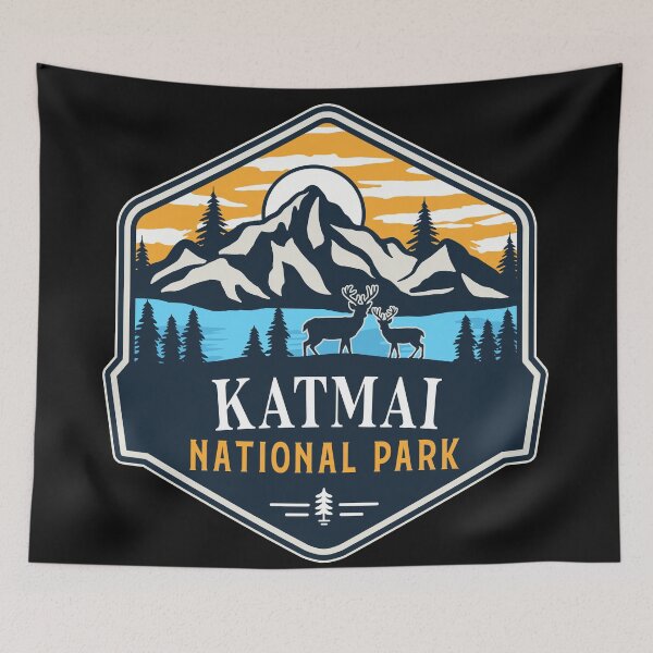 Item preview, Katmai National Park designed and sold by graphic-map.