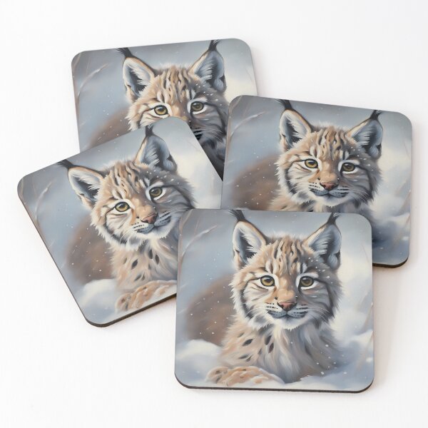 Item preview, Lynx Baby in Winter designed and sold by CalmnessbyChoice.