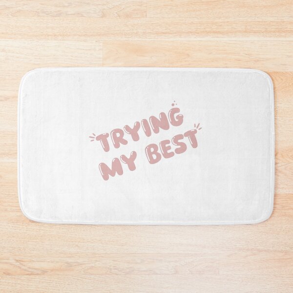 Item preview, Trying My Best Speech Bubble - Pastel Pink 2 designed and sold by Kenitochi.
