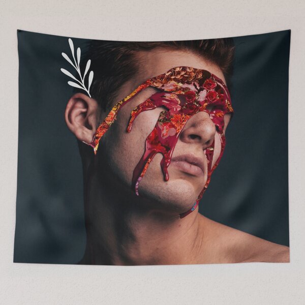 Item preview, Floral Distress: Liquid Blossoms of Emotion designed and sold by susannapujolcli.