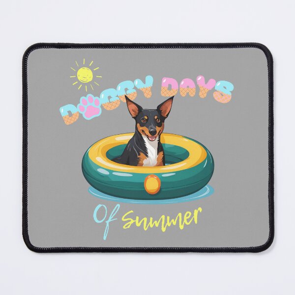 Item preview,  Doggy Days of summer aesthetic summer vacation australian kelpie in a swimming ring  designed and sold by GoodyPaws.