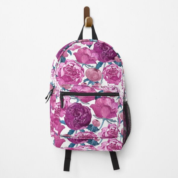 Item preview, Watercolor pink peonies on a white background designed and sold by Alex Blud.