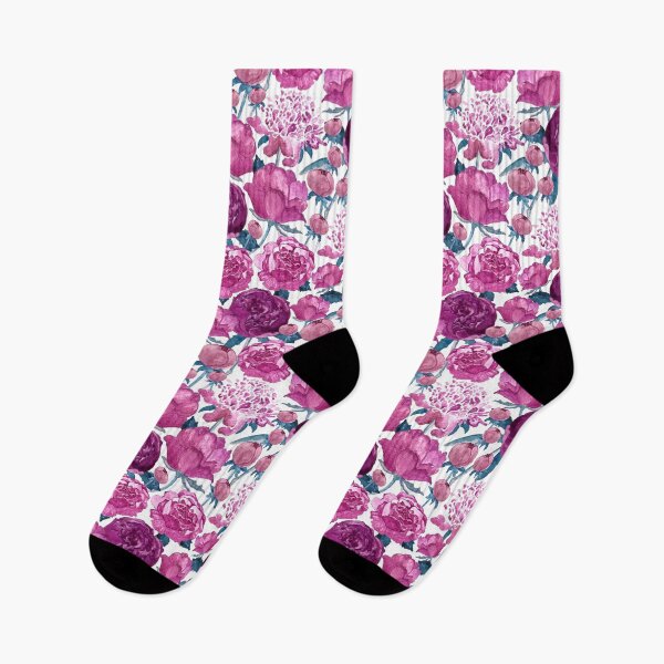 Item preview, Watercolor pink peonies on a white background designed and sold by Alex  Blud.