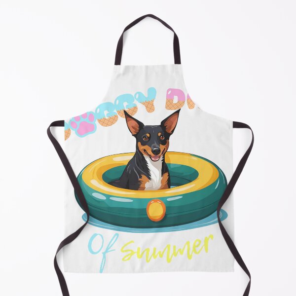 Item preview, Doggy Days of summer aesthetic summer vacation australian kelpie in a swimming ring designed and sold by GoodyPaws.