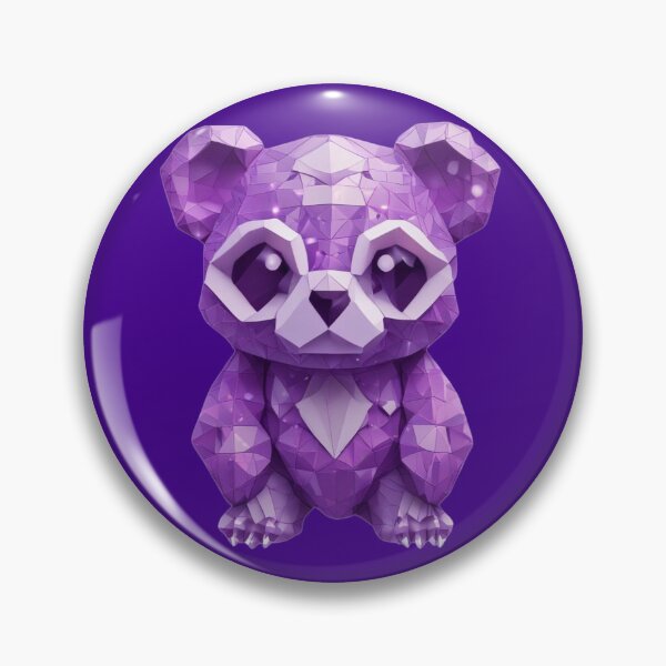 Item preview, Purple Geometric Panda designed and sold by pUNKnown.