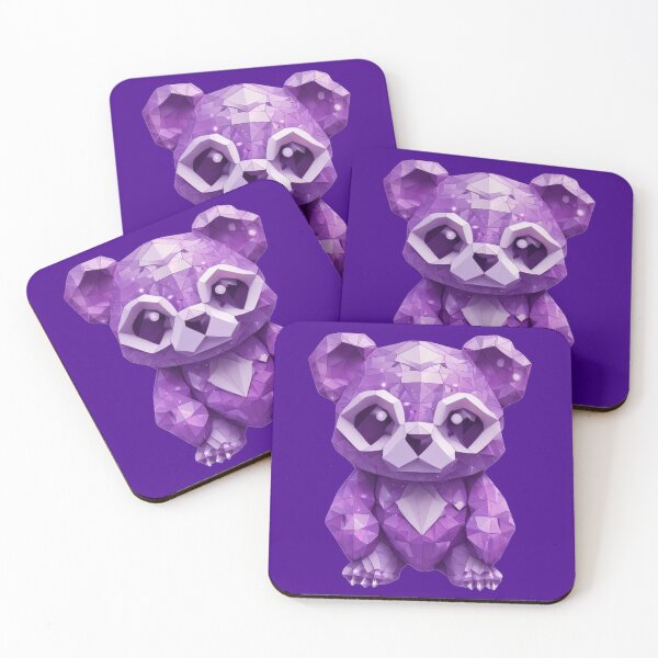 Item preview, Purple Geometric Panda designed and sold by pUNKnown.