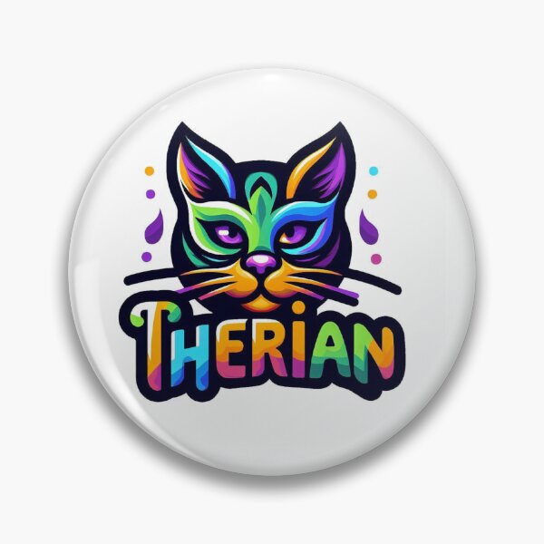 Item preview, Therian symbol therian cat mask designed and sold by Agatson.