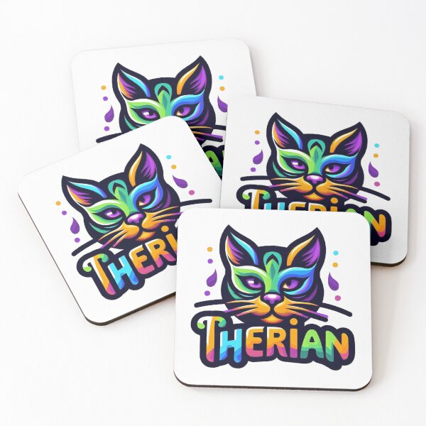 Item preview, Therian symbol therian cat mask designed and sold by Agatson.