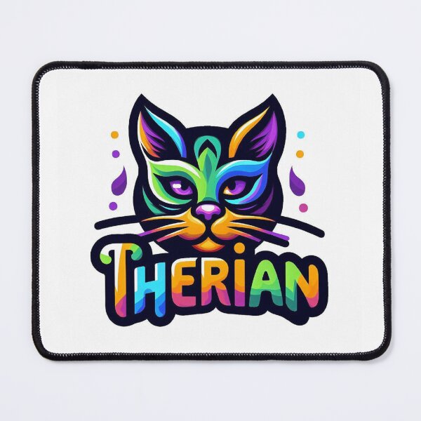 Item preview, Therian symbol therian cat mask designed and sold by Agatson.
