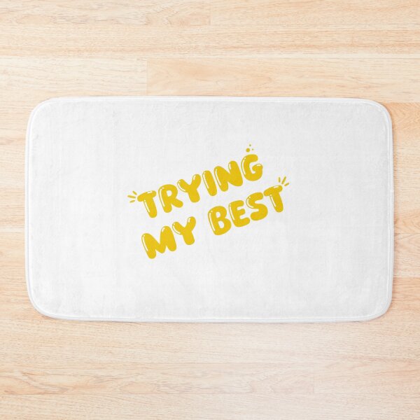 Item preview, Trying My Best Speech Bubble - Yellow 2 designed and sold by Kenitochi.
