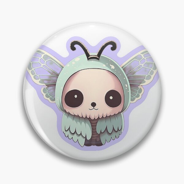 Item preview, Cute Moth Sticker designed and sold by onicrypt.