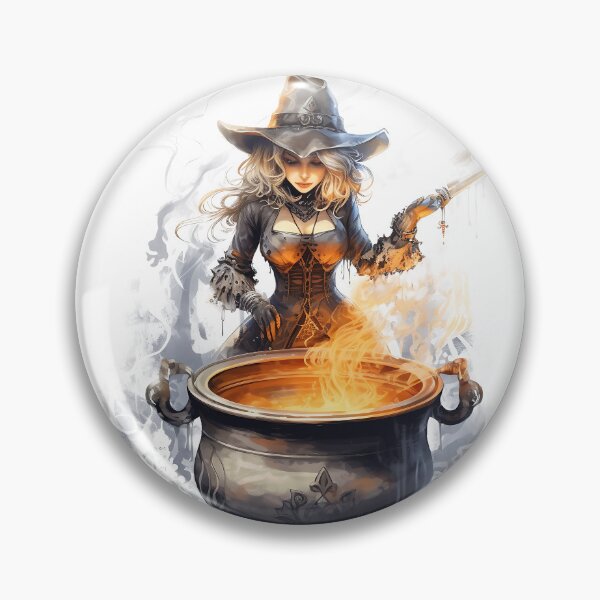 Item preview, Steampunk Beautiful White Witch at Cauldron 1 designed and sold by IBTees.