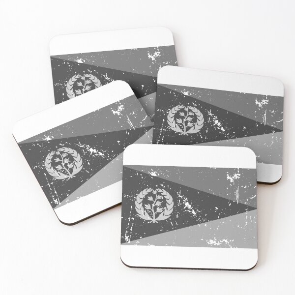 Item preview, Eritrea black and white flag vintage grayscale style designed and sold by Starstacks.