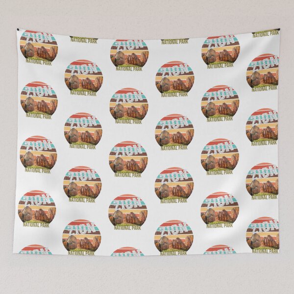 Item preview, Zion National Park Utah sandstone cliffs designed and sold by wildTrack---.