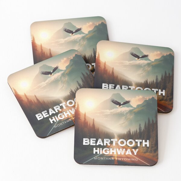Artikelvorschau, Beartooth Highway Montana Wyoming Adler entworfen und verkauft von Esskay Designs.