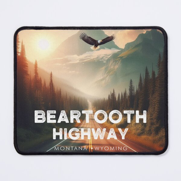 Item preview, Beartooth Highway Montana Wyoming Eagle designed and sold by Esskay Designs.