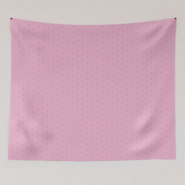 Aperçu de l'œuvre Pois géométriques rose sombre de mer sur sachet lilas créée et vendue par Triplicate Limited.