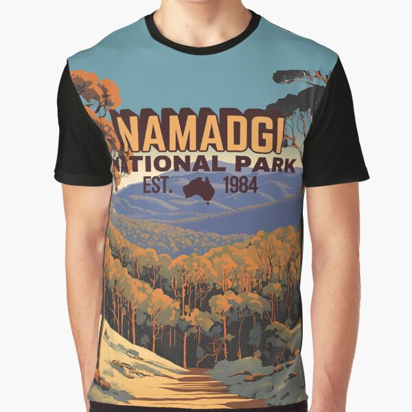 Item preview, Namadgi National Park designed and sold by retrotravelart.