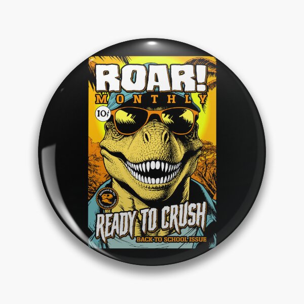 Item preview, Back To School Dinosaur Funny T-Rex Roar Crush Magazine designed and sold by GrandeDuc.
